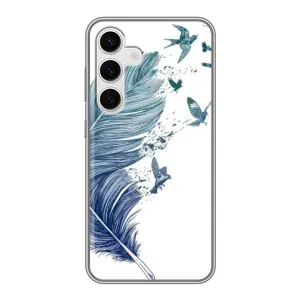 Чохол з картинкою (Стильні) Самсунг Галаксi S24 - (AlphaPrint) (Перо)