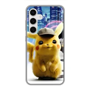 Чохол з Пікачу на Samsung Galaxy S24 (Пікачу в місті)