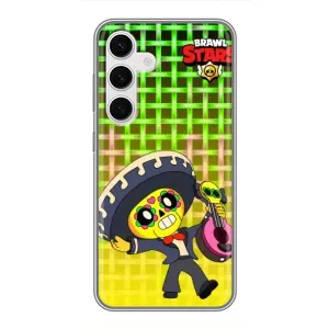 Чехлы Brawl Stars для Samsung Galaxy S24 (AlphaPrint) (Поко в самбреро)
