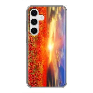 Чохол з картинкою (Стильні) Самсунг Галаксi S24 - (AlphaPrint) (Поле тюльпанів)