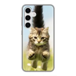Чохли з Котиками для Samsung Galaxy S24 (VPrint) (Прижок кота)