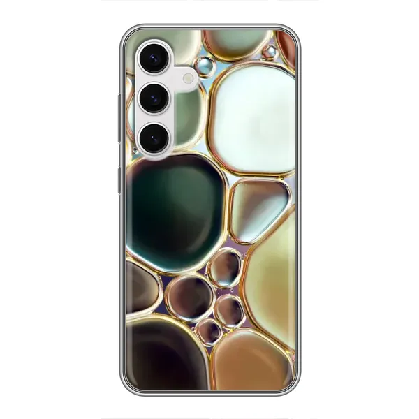Чехол с принтом «Радужный Мрамор» для Samsung Galaxy S24