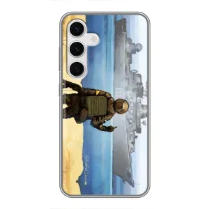 Чехол с принтом (Русский корабль...) для Самсунг Галаксi S24 (AlphaPrint) (Російський корабель)