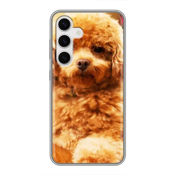 Чехол с принтом «Щенок Бишон» для Samsung Galaxy S24