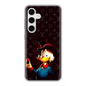 Чехли для Samsung Galaxy S24 - Скрудж МакДак Louis Vuitton (PREMIUMPrint) (Скрудж з ботліантом)