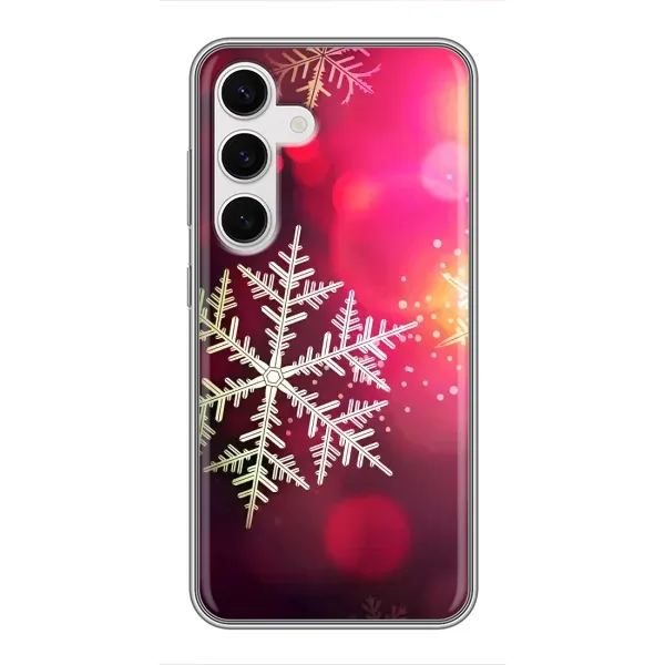 Чехол с принтом «Снежинка» для Samsung Galaxy S24 Чехол с принтом «Снежинка» для Samsung Galaxy S24