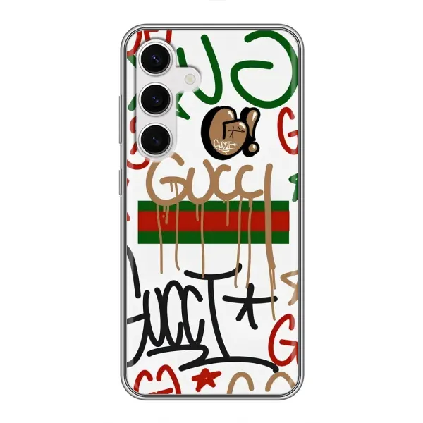 Чехол с принтом «Стиль GUUCI» для Samsung Galaxy S24