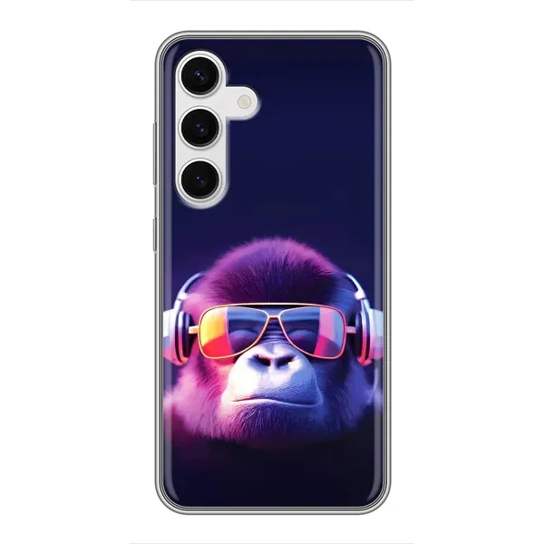 Чехол с принтом «Стильная обезьяна» для Samsung Galaxy S24 Чехол с принтом «Стильная обезьяна» для Samsung Galaxy S24