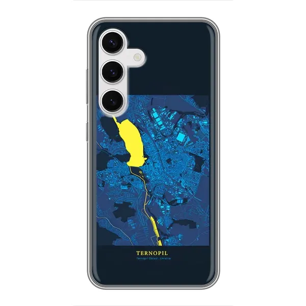 Чехол с принтом «Тернополь» для Samsung Galaxy S24
