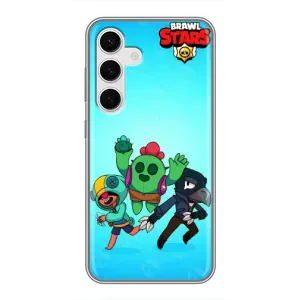 Чехлы Brawl Stars для Samsung Galaxy S24 (AlphaPrint) (Тріо героїв)