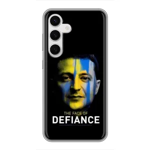 Чохол для Samsung Galaxy S24 (AlphaPrint - с принтом Зеленського) (В. Зеленский)