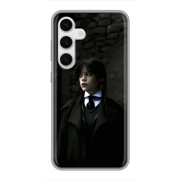 Чохол з принтом «Темний стиль Венздей» для Samsung Galaxy S24