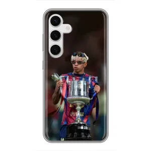 Чохол з футболістом Ламін Ямаль Samsung Galaxy S24 (Ямаль з кубком)
