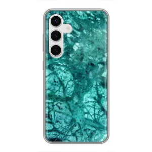Мраморний чехол на Samsung Galaxy S24 (VPrint) (Зелений мрамор)