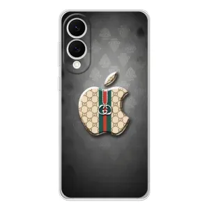 Чехлы ГУЧЧИ для Самсунг Галакси С25 Эдж (AlphaPrint) (Apple gucci)