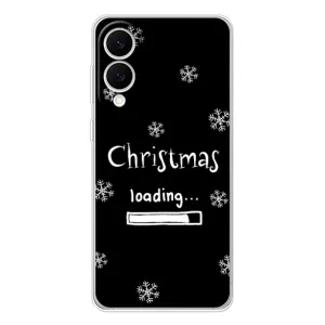 Рождественские, Праздничные Чехлы для Самсунг Галакси С25 Эдж (Christmas loading)