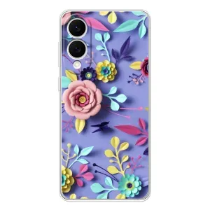 Чехлы с Цветами для Samsung Galaxy S25 Edge (VPrint) (Цветочный дизайн)