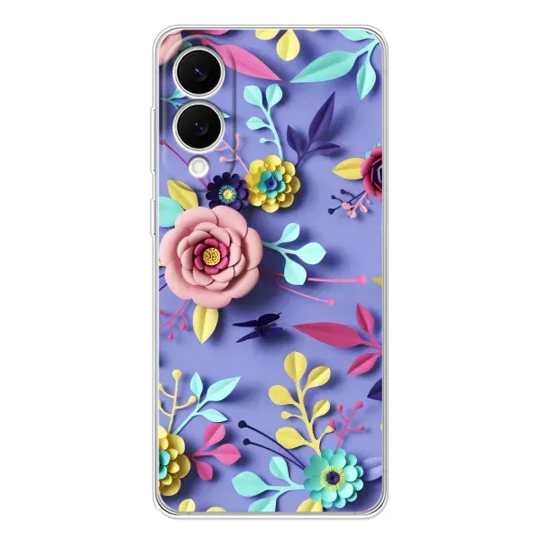 Чехол с принтом «Цветочный дизайн» для Samsung Galaxy S25 Edge