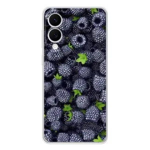Чехлы с Фруктами для Samsung Galaxy S25 Edge (VPrint) (Ежевика)