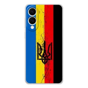 Украинские Чехлы для Samsung Galaxy S25 Edge с картинкой УПА (AlphaPrint) (Флаг УПА)