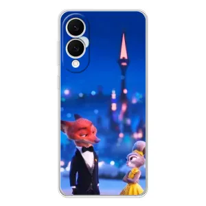 Чехол Зоотрополіс на Samsung Galaxy S25 Edge (Романтический вечер Зверополис)