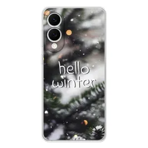 Новогодние, Праздничные Чехлы для Samsung Galaxy S25 Edge - 2024 год (Hello winter)