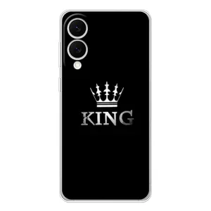 Чехол с Короной Самсунг Галакси С25 Эдж - (AlphaPrint) (KING)