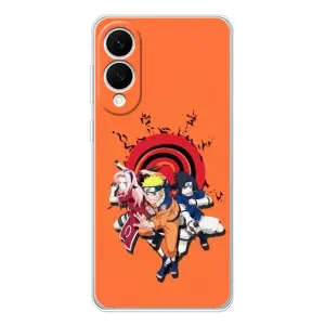 Naruto Anime Чехлы для Самсунг Галакси С25 Эдж (AlphaPrint) (команда Наруто)