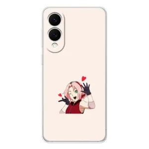 Чехлы Персонажи Аниме Наруто для Samsung Galaxy S25 Edge (AlphaPrint) (Лайк Сакура)