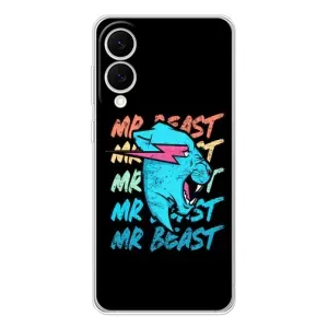 Чехлы Мистер Бист для Самсунг Галакси С25 Эдж (logo Mr beast)
