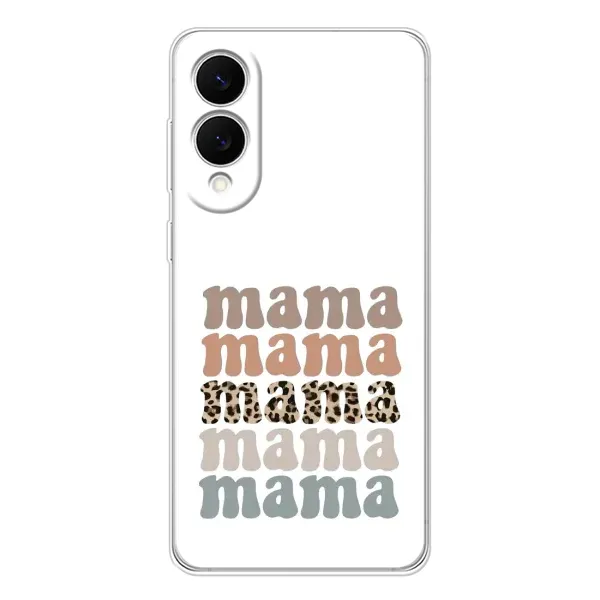 Чехол с принтом «Текстовый коллаж мама» для Samsung Galaxy S25 Edge Чехол с принтом «Текстовый коллаж мама» для Samsung Galaxy S25 Edge