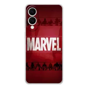 Чехол МАРВЕЛ для Самсунг Галакси С25 Эдж (AlphaPrint) (MARVEL)