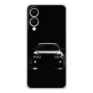 Чехол для Самсунг Галакси С25 Эдж - с принтом БМВ (AlphaPrint) (Машина BMW)