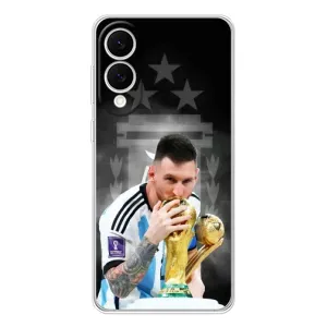 Чехлы для Samsung Galaxy S25 Edge (Leo чемпион) (AlphaPrint) (Месси Чемпион)