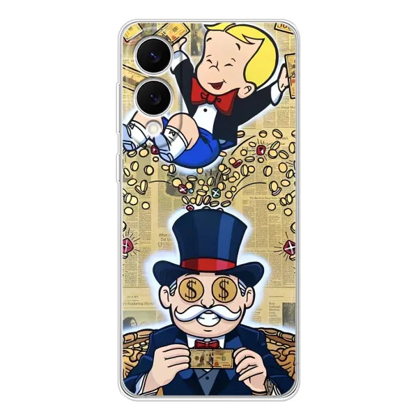 Чехол с принтом «Монополия Мен» для Samsung Galaxy S25 Edge