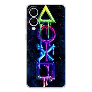 Чехлы с тематикой Киберспорт для Samsung Galaxy S25 Edge (VPrint) (Pleystation лого)