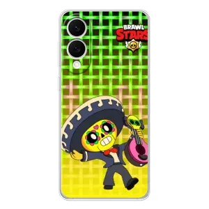 Чехлы Brawl Stars для Samsung Galaxy S25 Edge (AlphaPrint) (Поко в самбреро)