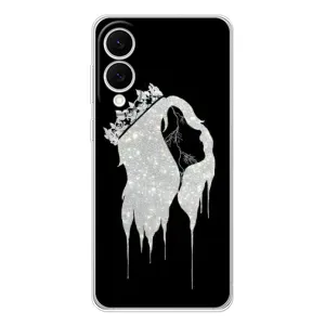 Чехол с Короной Самсунг Галакси С25 Эдж - (AlphaPrint) (Принцесса)
