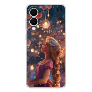 Чехол Рапунцель для Samsung Galaxy S25 Edge (Рапунцель фонарики)