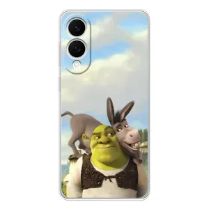 Чехол с принтом «Шрек и Осел» для Samsung Galaxy S25 Edge