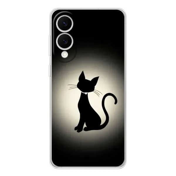 Чехол с принтом «Силуэт котика» для Samsung Galaxy S25 Edge Чехол с принтом «Силуэт котика» для Samsung Galaxy S25 Edge