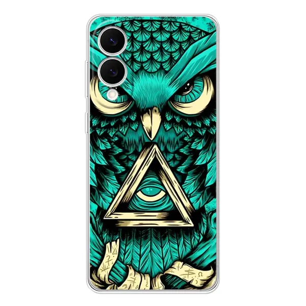 Чехол с принтом «Сова с глазом» для Samsung Galaxy S25 Edge