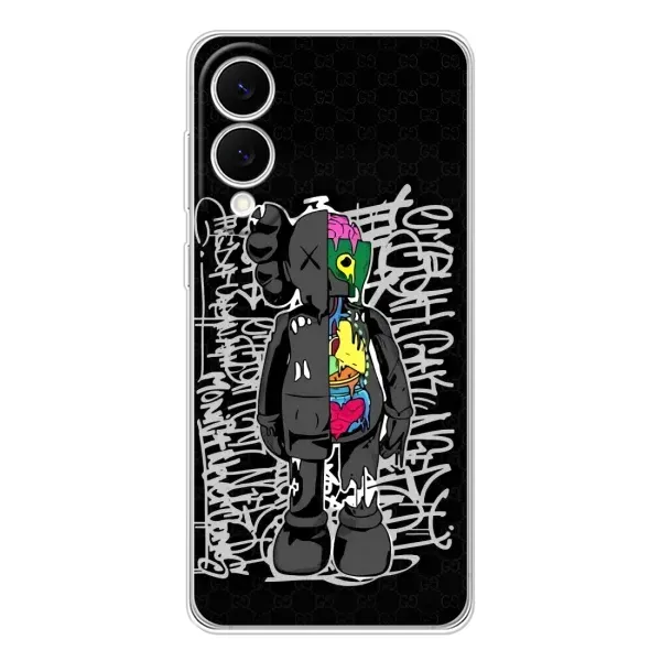 Чехол с принтом «Стиль Bearbrick» для Samsung Galaxy S25 Edge