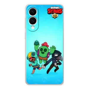 Чехлы Brawl Stars для Samsung Galaxy S25 Edge (AlphaPrint) (Трио героев)