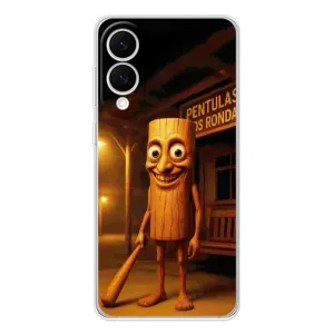 Чехол с мемом Тралалело тралала на Samsung Galaxy S25 Edge (Тунг тунг сахур)