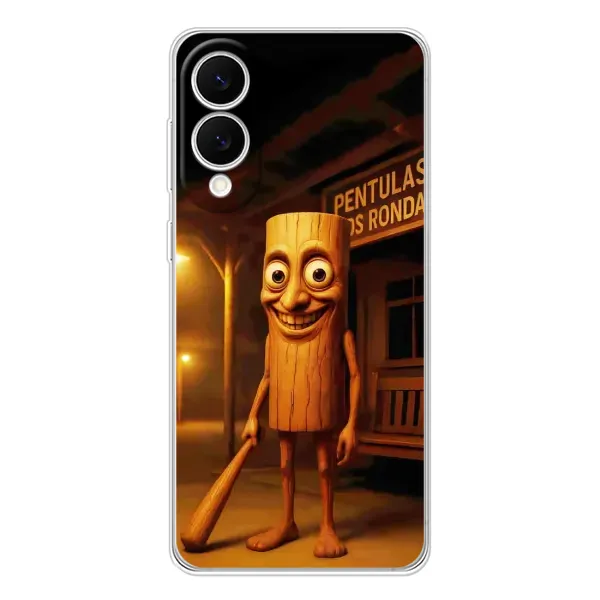 Чехол с принтом «Тунг тунг сахур» для Samsung Galaxy S25 Edge