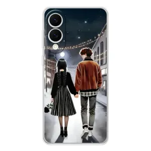 Чехол с принтом «Уэнздей и Тайлер» для Samsung Galaxy S25 Edge