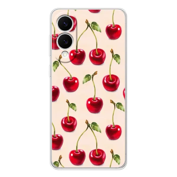 Чехол с принтом «Вишня» для Samsung Galaxy S25 Edge Чехол с принтом «Вишня» для Samsung Galaxy S25 Edge