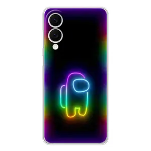 Чехол Амонг Ас для Samsung Galaxy S25 Edge (AlphaPrint) (Яркий скин)