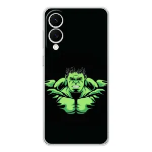 Чехлы с героями Марвел Samsung Galaxy S25 Edge (VPrint) (Зелёный Халк)